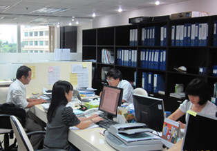 Inside our office