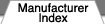Manufacturer Index